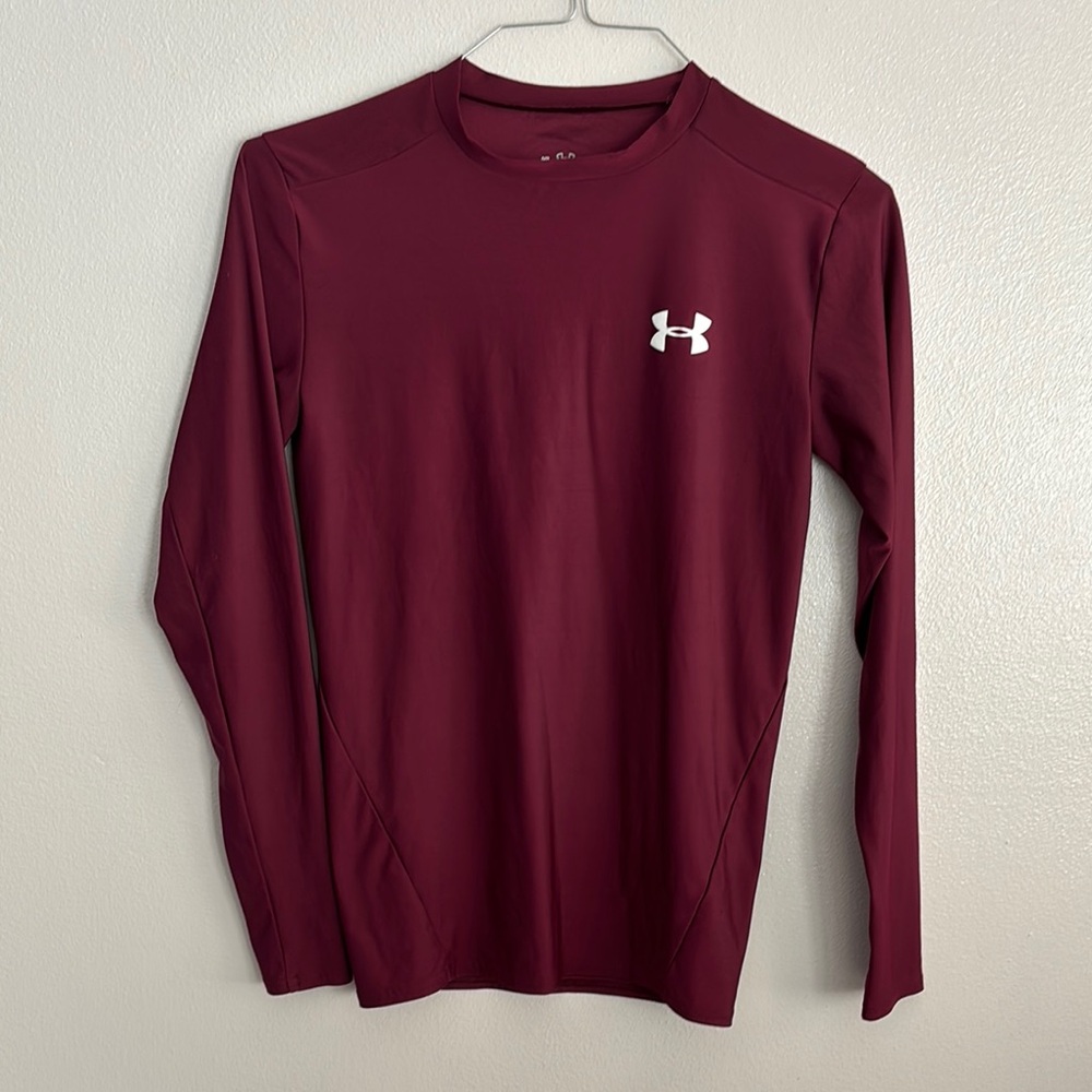 Under Armour Maroon Long Sleeve Shirt